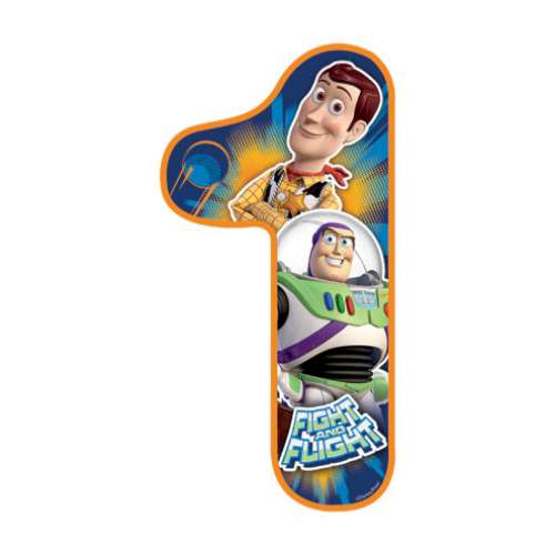 Toy Story Number 1 Edible Icing Image - Click Image to Close